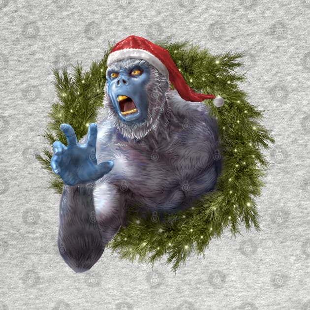 Christmas Yeti by AyotaIllustration